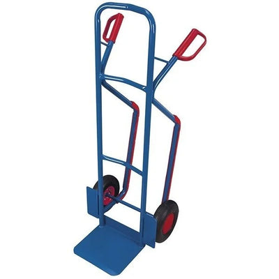Stahl-Sackkarre – 550 x 615 x 1305 mm – 250 kg Tragkraft, Luftreifen