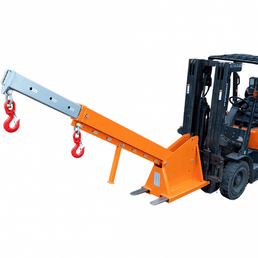 Fork Mounted Extending Jib – Height & Angle Adjustable, 2600-3850mm Reach
