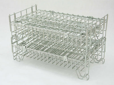 Folding Mesh Container 800 x 600 x 680mm – Stackable Wire Container | 400kg Capacity