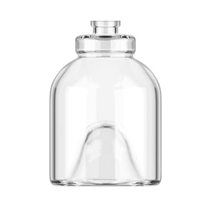 100 ml Flint Eco Cloche-Flasche – leichte klare Glasduftflasche