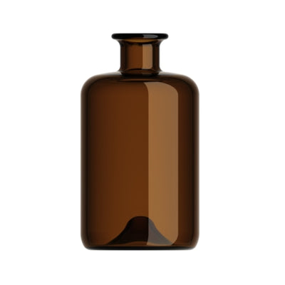 500 ml Bernsteinfarbene Pharma-Diffuserflasche – Großer bernsteinfarbener Glas-Reed-Diffuser