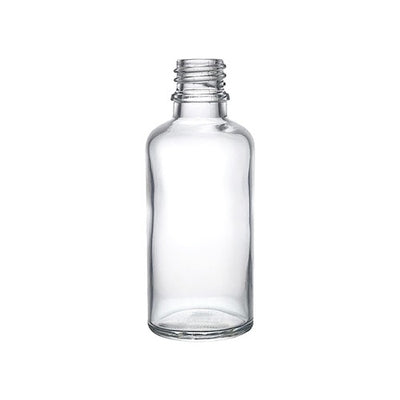 50 ml Klare Glas-Tropfflasche – White Flint-Flasche für Öle & Seren