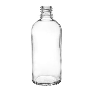 100 ml Klare Glas-Tropfflasche – Weiße Flint-Flasche für Kosmetika & Pharmazeutika
