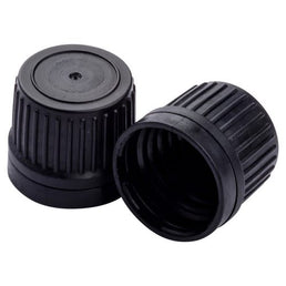 Schwarze Pipettenkappe DIN18 – 18mm Flaschenverschluss