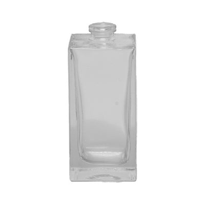 50ml Square Clear Cosmetic Bottle – White Flint Glass Bottle
