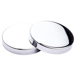 84 mm Schwerer glänzender Silberdeckel mit Silikondichtung – Premium-Glasverschluss