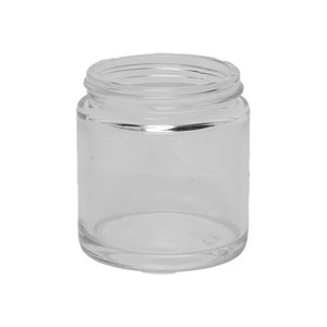 100ml clear squat glass jar pallet of 7,440 units