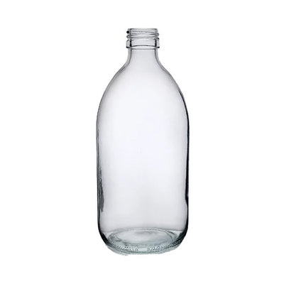 500ml Klare Alpha-Sirupflasche – Weiße Flintglasflasche