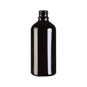 100-ml-Schwarz-Glas-Tropfflasche – UV-blockierende Flasche für Öle & Seren