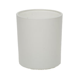 30cl External Sprayed Matte White Candle Glass Jar – 300ml Luxury Candle Container