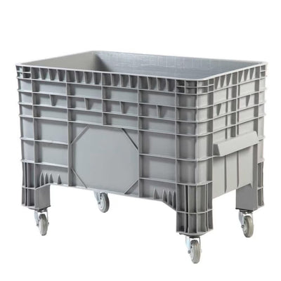 AB Handling 285L Industrial Wheeled Box Pallet – Stackable, Mobile, Optional Lid, 200kg Capacity