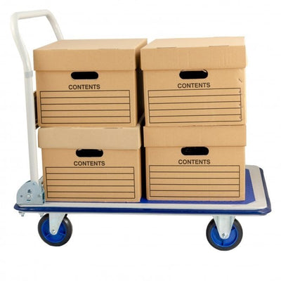 Steel Folding Platform Trolley 250kg Capacity Fold-Flat Truck