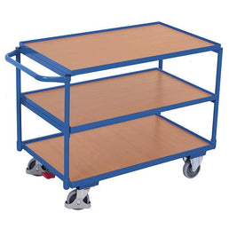 Table Trolley – 1175x625x850mm – 3 Shelves, 250kg Capacity