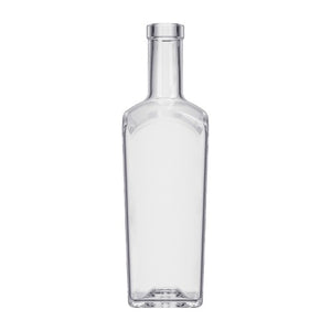70cl Brunel Spirituosenflasche – 700ml Premium-Glasflasche für Whisky, Gin, Rum & Tequila (White Flint | 620g)