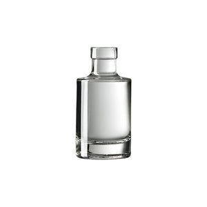 5cl Galileo Spirit-Glasflasche – 50ml Mini-Flasche für Whisky, Gin, Rum & Tequila-Proben (White Flint | 120g)