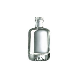 5cl Apotheker-Spirituosenflasche – 50ml Premium-Mini-Glasflasche für Proben & Craft-Spirituosen (120g | White Flint)