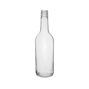 500 ml Gerade Hals Klare Glas-Mineralwasserflasche – Flintglas