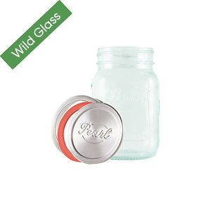 Wild Glass 500ml Luna Einmachglas – Einmachglas aus 100% recyceltem Glas