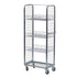 Two sided, multi-use, display and merchandise picking trolley