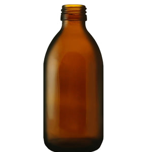 250ml Bernstein Alpha Glasflasche